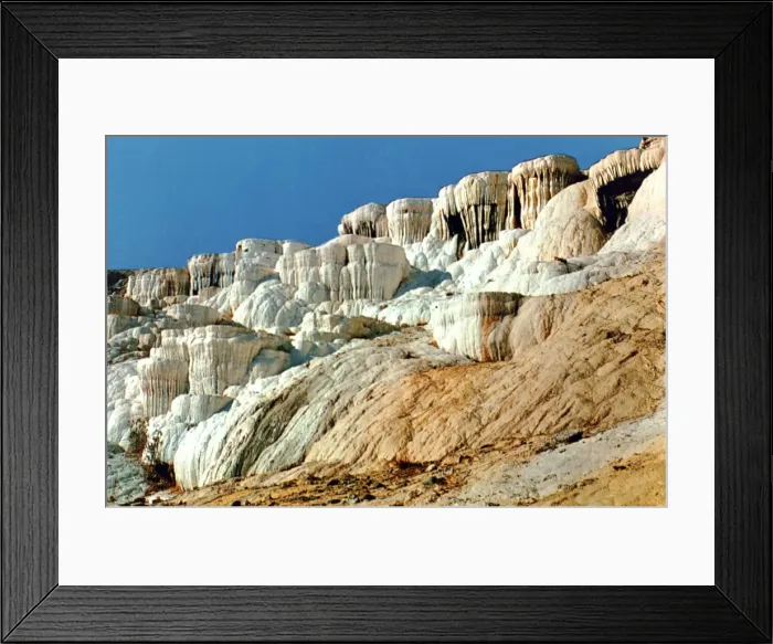 Framed Print : Pamukkale, Turkey. c20th century Framed Print : Pamukkale, Turkey. c20th century