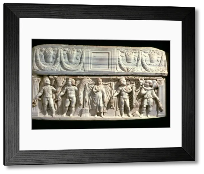 Framed Print : The Four Seasons, Carthage, 4th Century Framed Print : The Four Seasons, Carthage, 4th Century