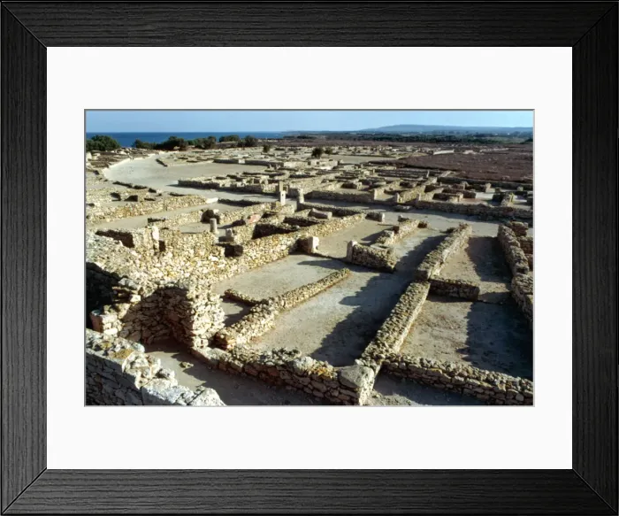 Framed Print : Ruins, Kerkouane, Tunisia, 4th-3rd Century BC Framed Print : Ruins, Kerkouane, Tunisia, 4th-3rd Century BC
