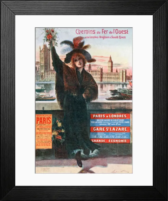 Framed Print : Railroads of the west, c1900 Framed Print : Railroads of the west, c1900