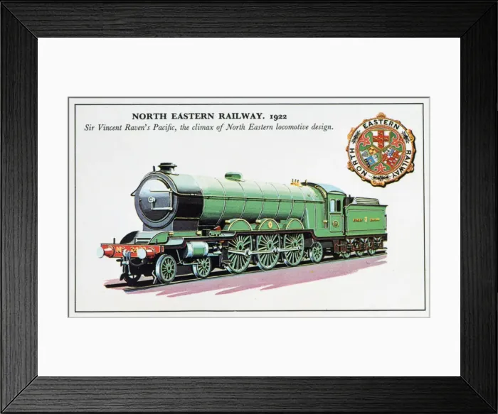 Framed Print : Sir Vincent Ravens Pacific, North Eastern Railway, 1922, (20th century) Framed Print : Sir Vincent Ravens Pacific, North Eastern Railway, 1922, (20th century)