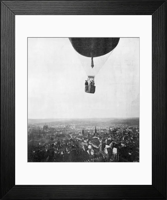 Framed Print : Balloon of the Aero Club, 18th March 1899 Framed Print : Balloon of the Aero Club, 18th March 1899