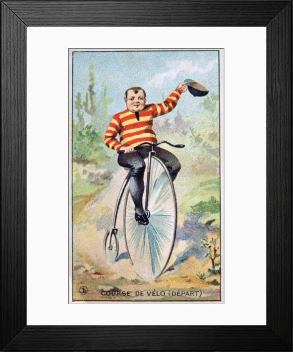 Framed Print : Bicycle race, c1900 Framed Print : Bicycle race, c1900