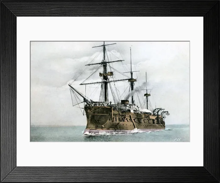 Framed Print : The Frightening French Armour, 19th century Framed Print : The Frightening French Armour, 19th century