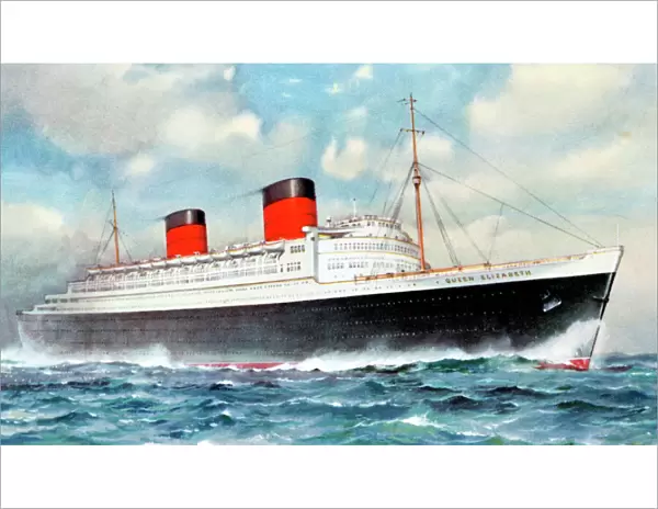 RMS Queen Elizabeth, Cunard ocean liner, 20th century