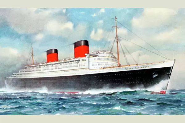 RMS Queen Elizabeth, Cunard ocean liner, 20th century