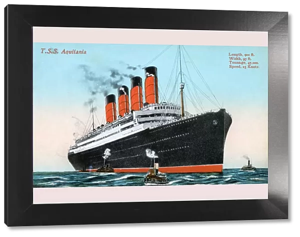 Ocean liner RMS Aquitania, 20th century