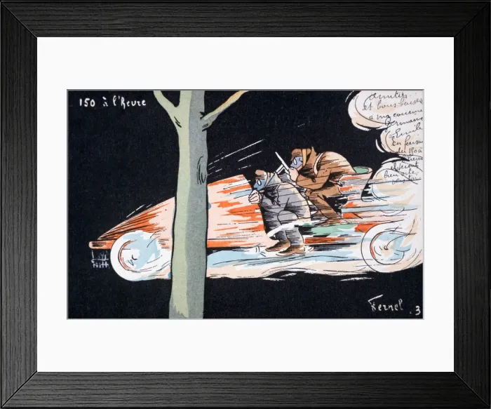 Framed Print : 150 per hour, 20th century. Artist: Fernel Framed Print : 150 per hour, 20th century. Artist: Fernel