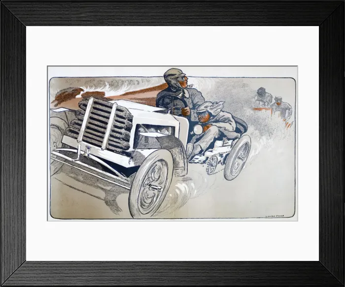 Framed Print : The Farman Brothers, 20th century. Artist: Lucien Faure Framed Print : The Farman Brothers, 20th century. Artist: Lucien Faure