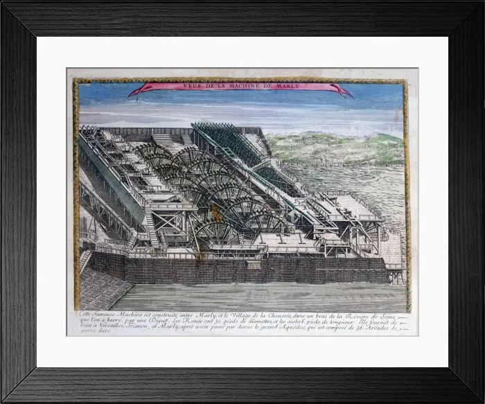 Framed Print : The Marly Machine, 18th century Framed Print : The Marly Machine, 18th century