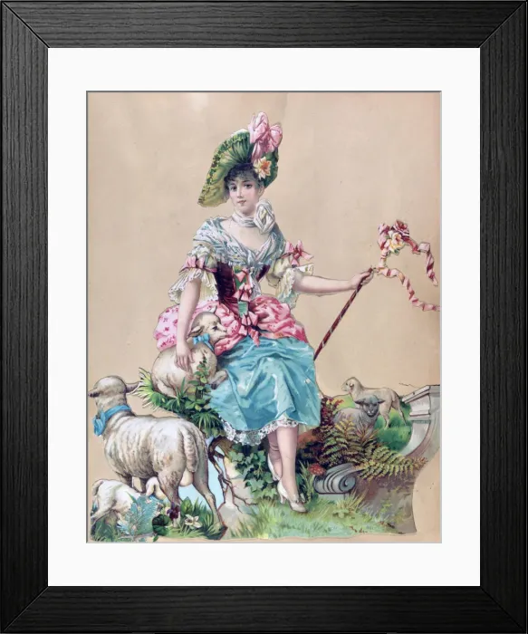 Framed Print : Little Bo Peep Framed Print : Little Bo Peep