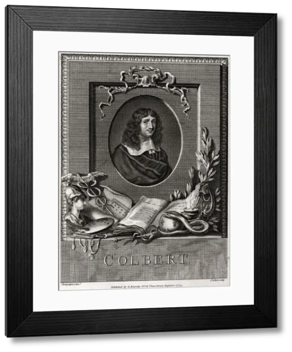 Framed Print : Colbert, 1774. Artist: J Collyer Framed Print : Colbert, 1774. Artist: J Collyer