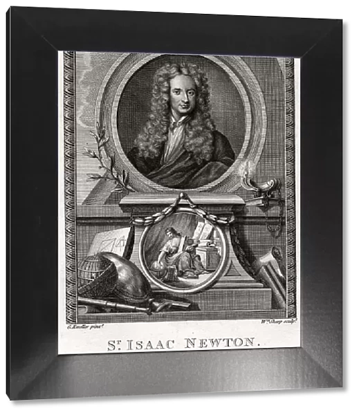 Sir Isaac Newton, 1774. Artist: William Sharp