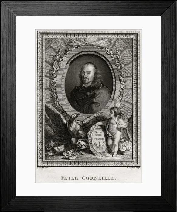Framed Print : Peter Corneille, 1774. Artist: W Walker Framed Print : Peter Corneille, 1774. Artist: W Walker