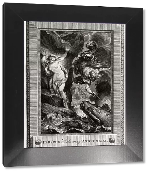 Perseus Delivering Andromeda, 1775. Artist: W Walker