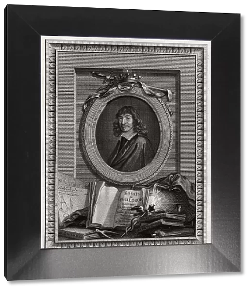 Rene Descartes, 1775. Artist: J Collyer