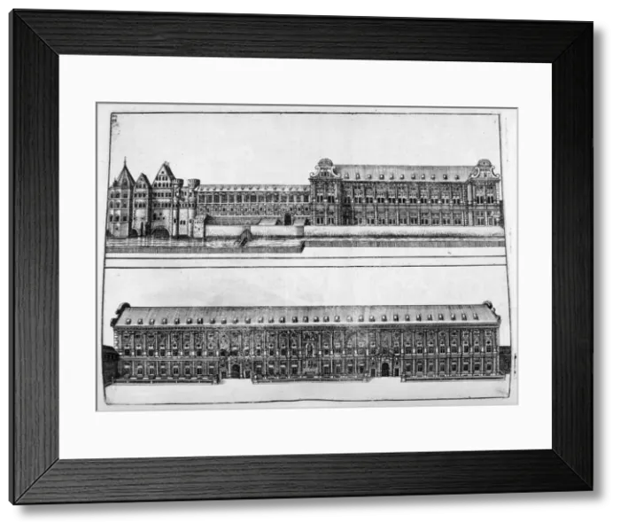 Framed Print : Chateau design, 1664. Artist: Georg Andreas Bockler Framed Print : Chateau design, 1664. Artist: Georg Andreas Bockler