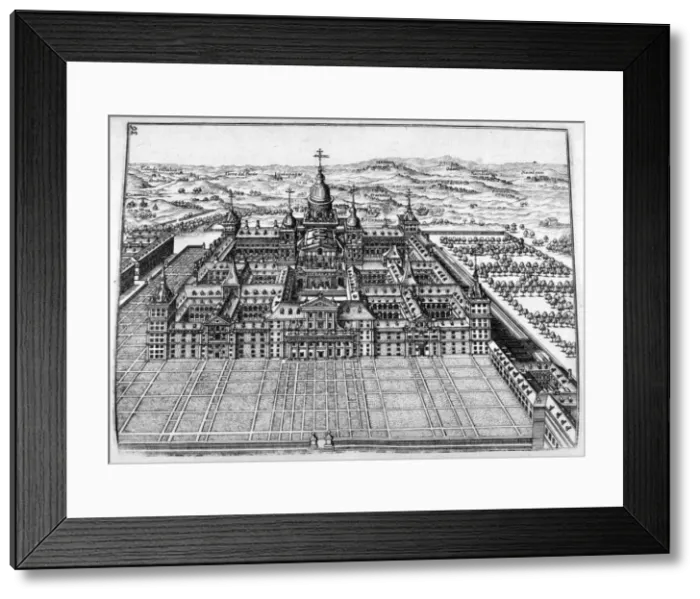 Framed Print : Chateau design, 1664. Artist: Georg Andreas Bockler Framed Print : Chateau design, 1664. Artist: Georg Andreas Bockler
