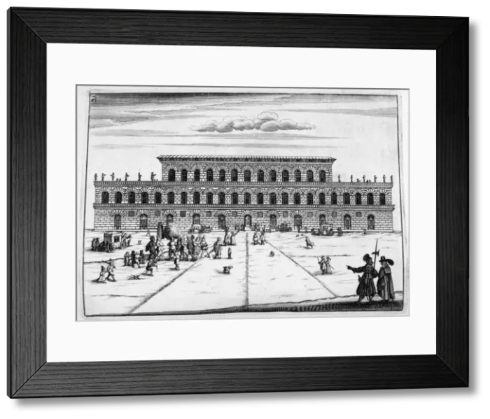 Framed Print : Chateau design, 1664. Artist: Georg Andreas Bockler Framed Print : Chateau design, 1664. Artist: Georg Andreas Bockler