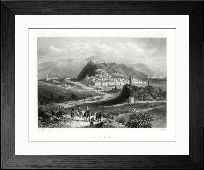 Framed Print : Kars, Turkey, 19th century. Artist: J Godfrey Framed Print : Kars, Turkey, 19th century. Artist: J Godfrey