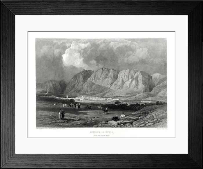 Framed Print : Antioch, Syria, 19th century. Artist: W Miller Framed Print : Antioch, Syria, 19th century. Artist: W Miller