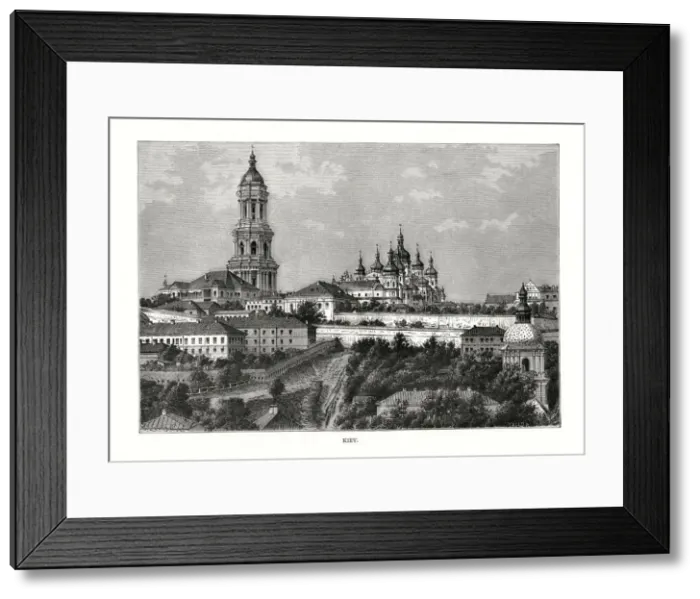 Framed Print : Kiev, Ukraine, 1879. Artist: Taylor Framed Print : Kiev, Ukraine, 1879. Artist: Taylor