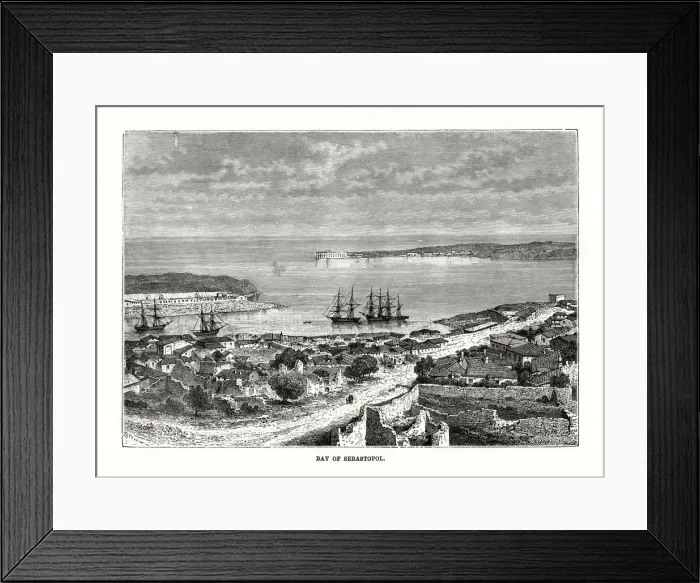 Framed Print : Sebastopol, Ukraine, 1879 Framed Print : Sebastopol, Ukraine, 1879
