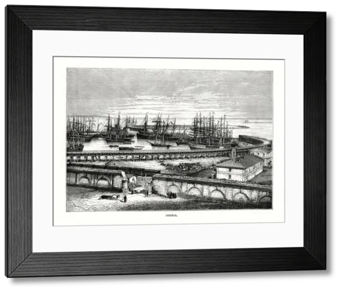 Framed Print : Odessa, Ukraine, 1879 Framed Print : Odessa, Ukraine, 1879