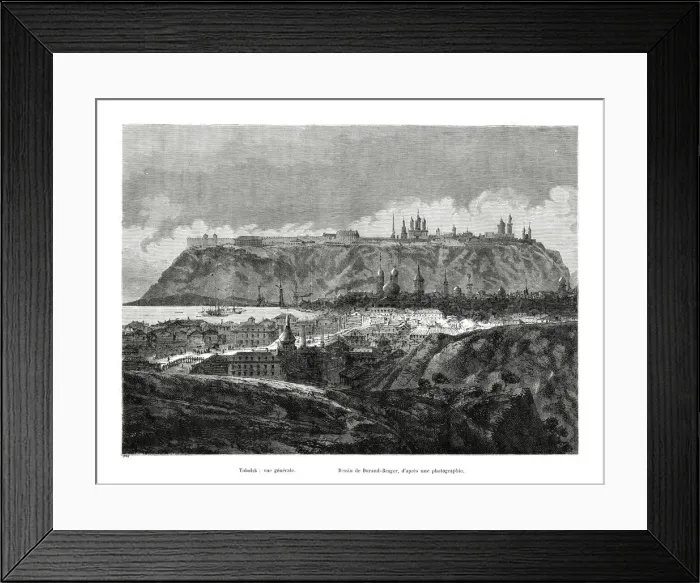 Framed Print : Tobolsk, Siberia, Russia, 1886. Artist: Jean Baptiste Henri Durand Brager Framed Print : Tobolsk, Siberia, Russia, 1886. Artist: Jean Baptiste Henri Durand Brager