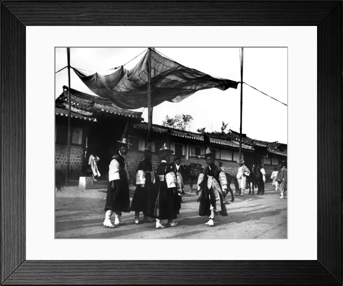 Framed Print : Festival in honour of the Emperor of Japan, Korea, 1900 Framed Print : Festival in honour of the Emperor of Japan, Korea, 1900
