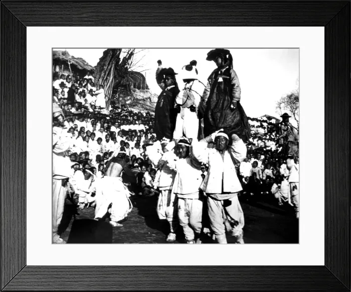 Framed Print : Festival in Korea, 1900 Framed Print : Festival in Korea, 1900