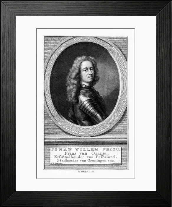 Framed Print : Johan Willem Friso, Prince of Orange, (19th century). Artist: H Zuiter Framed Print : Johan Willem Friso, Prince of Orange, (19th century). Artist: H Zuiter