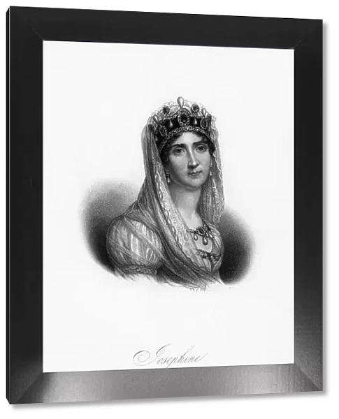 Josephine de Beauharnais, first wife of Napoleon Bonaparte, and Empress of France, 19th century. Artist: Freeman