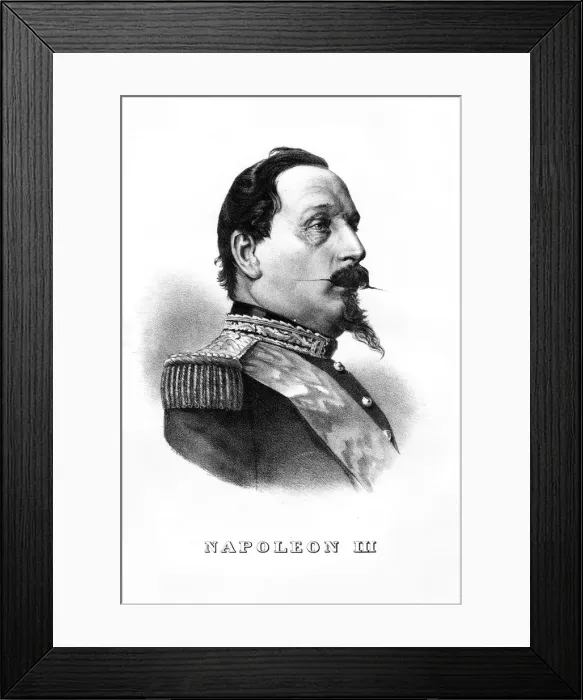 Framed Print : Napoleon III, President of the French Republic and Emperor of France, 1860s Framed Print : Napoleon III, President of the French Republic and Emperor of France, 1860s