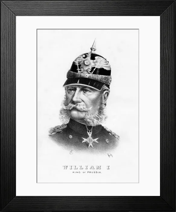 Framed Print : Wilhelm I, King of Prussia and Emperor of Germany, 19th century Framed Print : Wilhelm I, King of Prussia and Emperor of Germany, 19th century