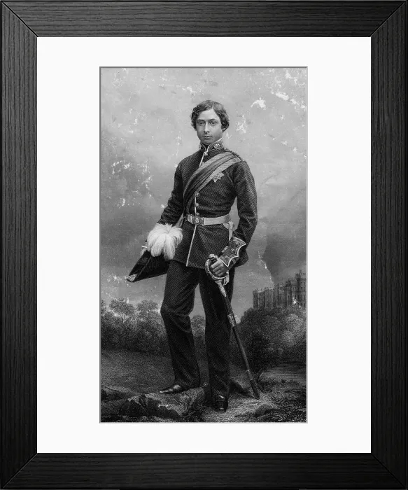 Framed Print : The Prince of Wales, c1851. Artist: DJ Pound Framed Print : The Prince of Wales, c1851. Artist: DJ Pound