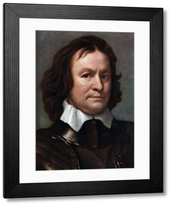 Framed Print : Richard Deane, English general at sea, c1653, (19th century) Framed Print : Richard Deane, English general at sea, c1653, (19th century)