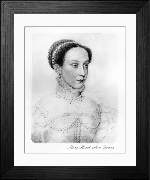Framed Print : Mary Stuart when young, (1907) Framed Print : Mary Stuart when young, (1907)