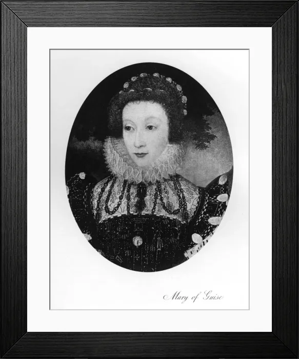 Framed Print : Marie de Guise, Queen Consort of James V of Scotland, (1907) Framed Print : Marie de Guise, Queen Consort of James V of Scotland, (1907)