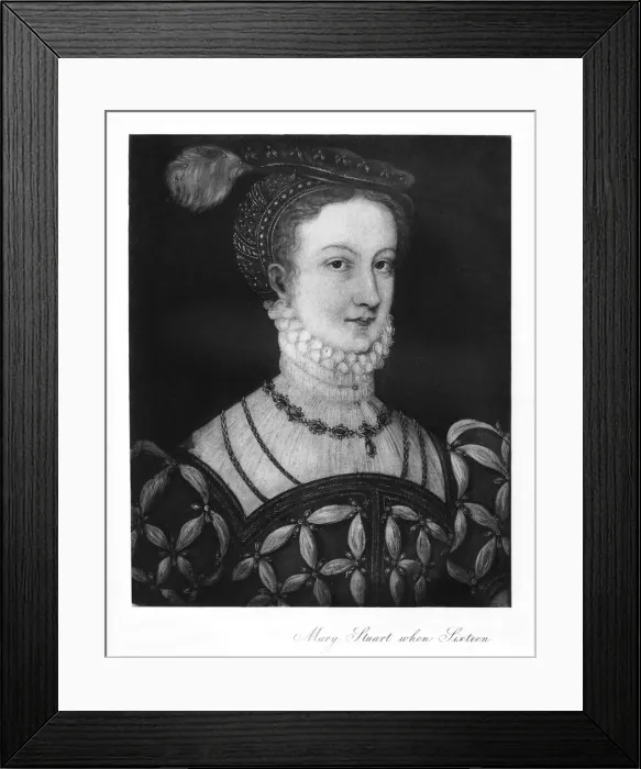 Framed Print : Mary Stuart at sixteen, (1907) Framed Print : Mary Stuart at sixteen, (1907)