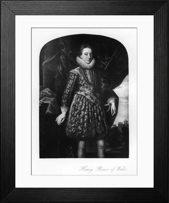 Framed Print : Henry Frederick Stuart, Prince of Wales, (1907) Framed Print : Henry Frederick Stuart, Prince of Wales, (1907)