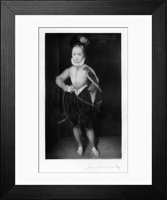 Framed Print : James I as a boy, (1907) Framed Print : James I as a boy, (1907)