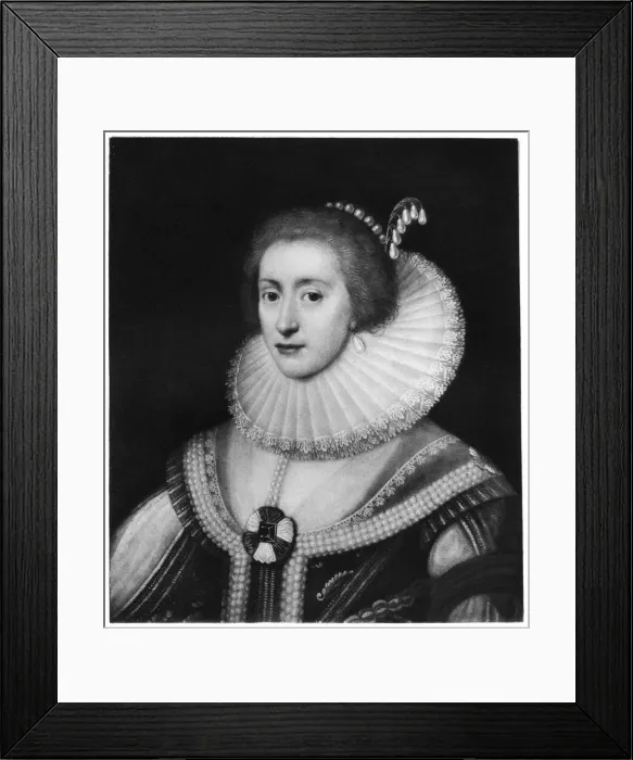 Framed Print : Elisabeth, Electress Palatine and Queen of Bohemia, (1907) Framed Print : Elisabeth, Electress Palatine and Queen of Bohemia, (1907)