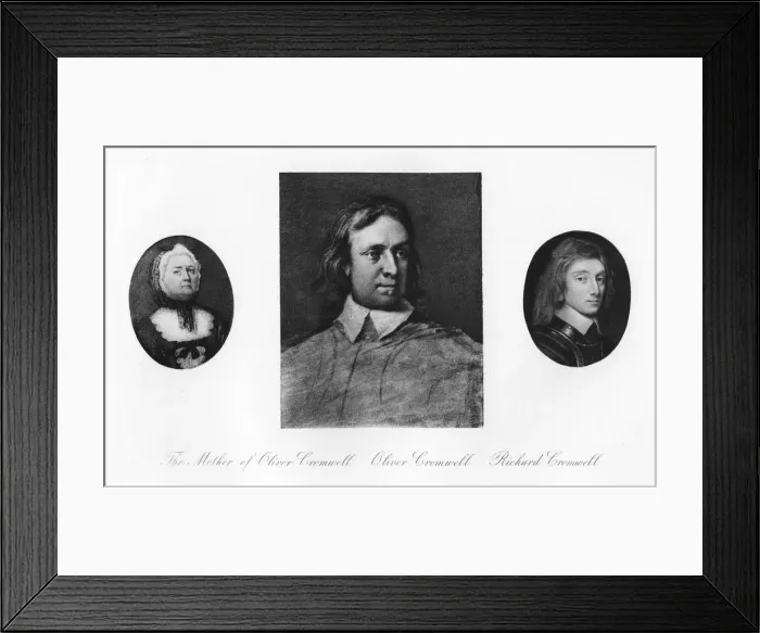 Framed Print : Elizabeth Cromwell, Oliver Cromwell, and Richard Cromwell, (1907) Framed Print : Elizabeth Cromwell, Oliver Cromwell, and Richard Cromwell, (1907)