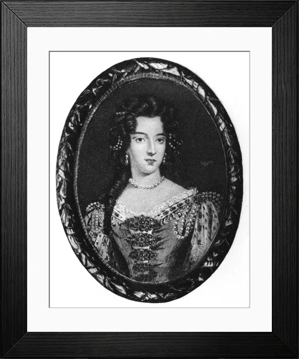 Framed Print : Mary of Modena, queen consort of King James II, (1907) Framed Print : Mary of Modena, queen consort of King James II, (1907)