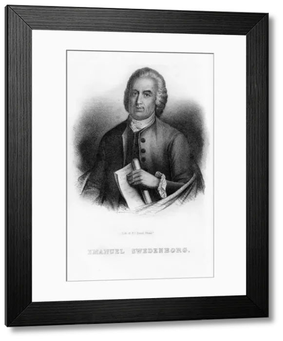 Framed Print : Emanuel Swedenborg, Swedish scientist, philosopher and mystic, (1854) Framed Print : Emanuel Swedenborg, Swedish scientist, philosopher and mystic, (1854)