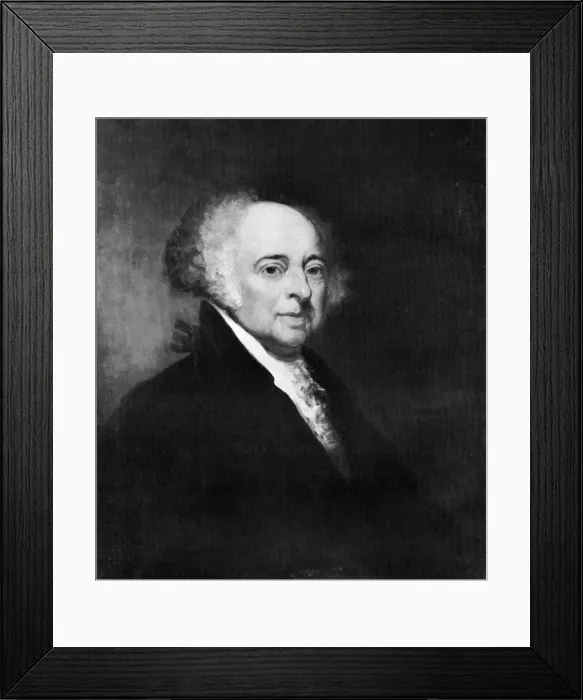 Framed Print : John Adams, second President of the United States, (20th century). Artist: Eliphalet Frazer Andrews Framed Print : John Adams, second President of the United States, (20th century). Artist: Eliphalet Frazer Andrews