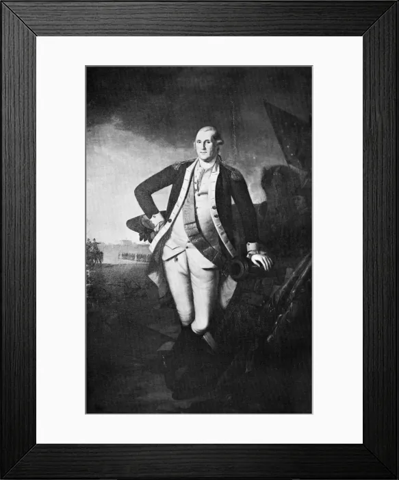 Framed Print : George Washington, the first President of the United States, (late 18th-early 19th century). Artist: Charles Willson Peale Framed Print : George Washington, the first President of the United States, (late 18th-early 19th century). Artist: Charles Willson Peale