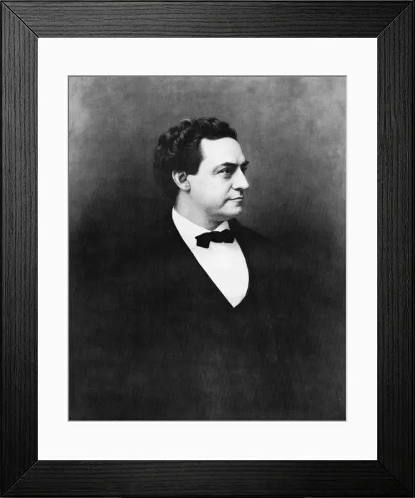 Framed Print : Samuel Jackson Randall, American politician, c1860s. Artist: W A Greaves