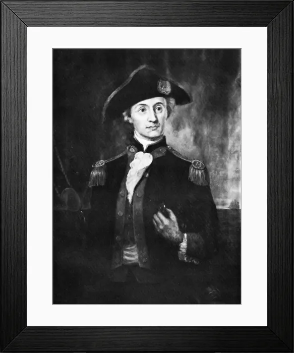 Framed Print : John Paul Jones, hero in the American Revolutionary War, (c1930s). Artist: George B Matthews Framed Print : John Paul Jones, hero in the American Revolutionary War, (c1930s). Artist: George B Matthews